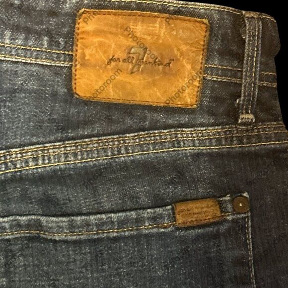 7ForAllmankind Blue jean size 33 Standard Men's - Picture 5 of 6